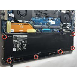 Dell XPS 15 9530 Замена батареи