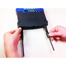 Замена антенн Linksys WAP54g